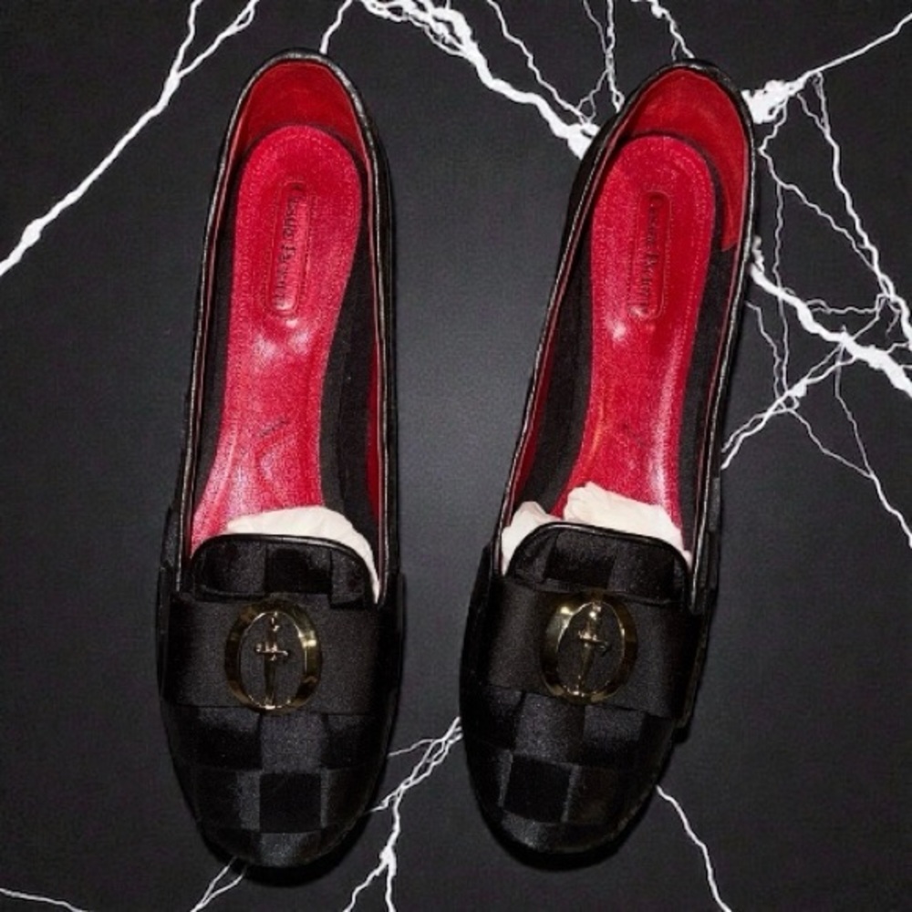 CESARE PACIOTTI BLACK LOAFERS SIZE 41 FAB!
